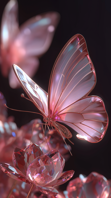 Crystal Butterfly Elegance
